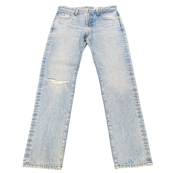 NWOT AG Adriano Goldschmied Men's 32x32 The Tellis Modern Slim Jean Distressed - Picture 1 of 8